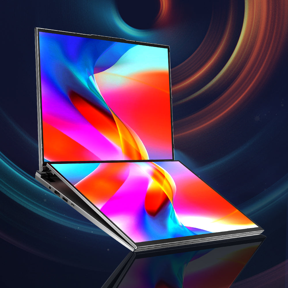 Laptop viamei 16 inch 2 màn hình cảm ứng DS16-PLUS, Intel Core i7-1360P, RAM DDR4, Win 11 Máy mới 100%, chính hãng