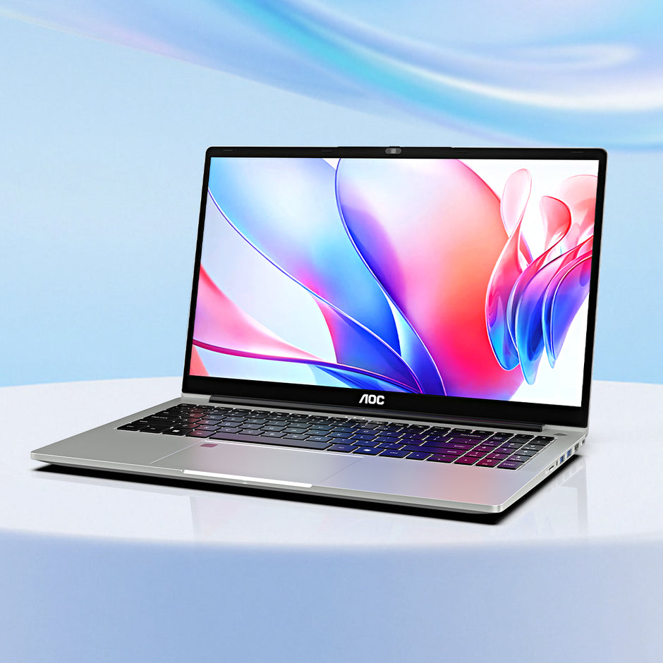 Laptop AOC 15.6 inch I5-12450H – RAM 16GB, SSD 512GB, thiết kế mỏng nhẹ, phù hợp học tập & văn phòng, bảo hành 1 năm