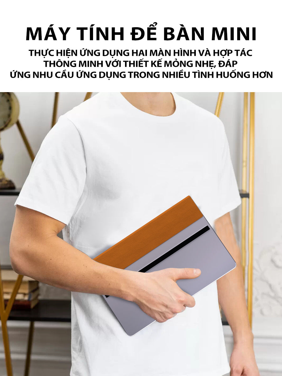 Laptop giá rẻ cảm ứng I3 - 1215U, 2 màn hình 10.95 inch Ram 16GB, SSD 512GB, gập 180 độ, Win 11 bản quyền