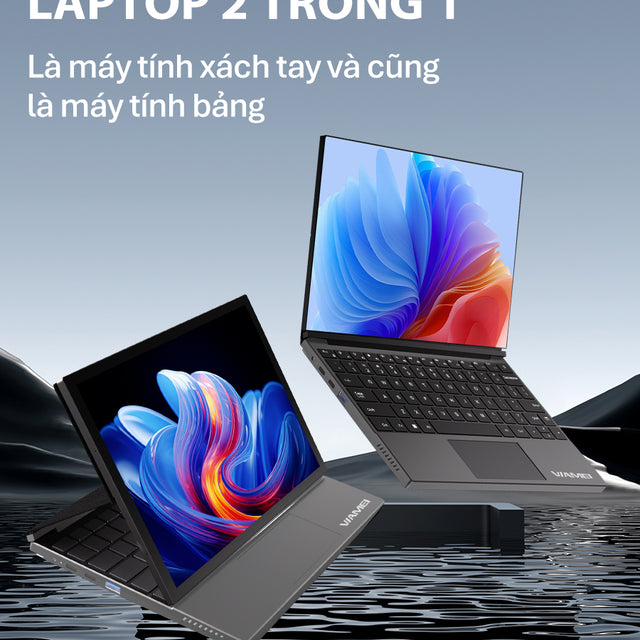 Laptop 2-in-1 10.95" với Intel Core i5-1250P, 16GB RAM, 512GB SSD, Windows 11  Máy mới 100%, chính hãng