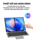 Laptop giá rẻ cảm ứng I3 - 1215U, 2 màn hình 10.95 inch Ram 16GB, SSD 512GB, gập 180 độ, Win 11 bản quyền
