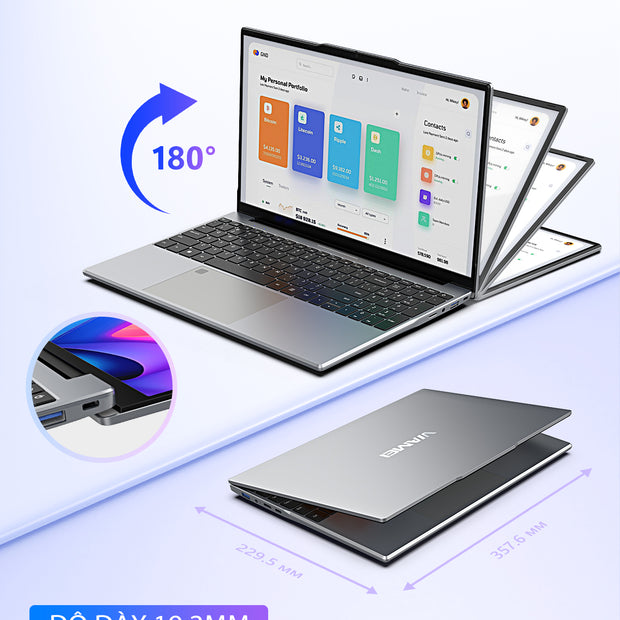 Laptop NoteBook Viamei 15.6inch i5-8250U/ i7-8650U 16GB 512GB Win11 pro Máy mới 100%, chính hãng