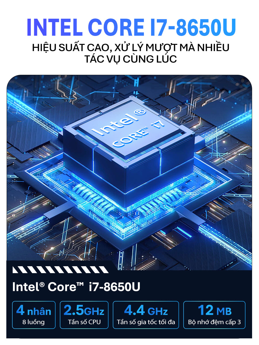 Máy tính All In One G33 I7- 8650U Ram 16GB SSD 512GB, Màn hình 27 inch - AOC bảo hành chính hãng 2 năm