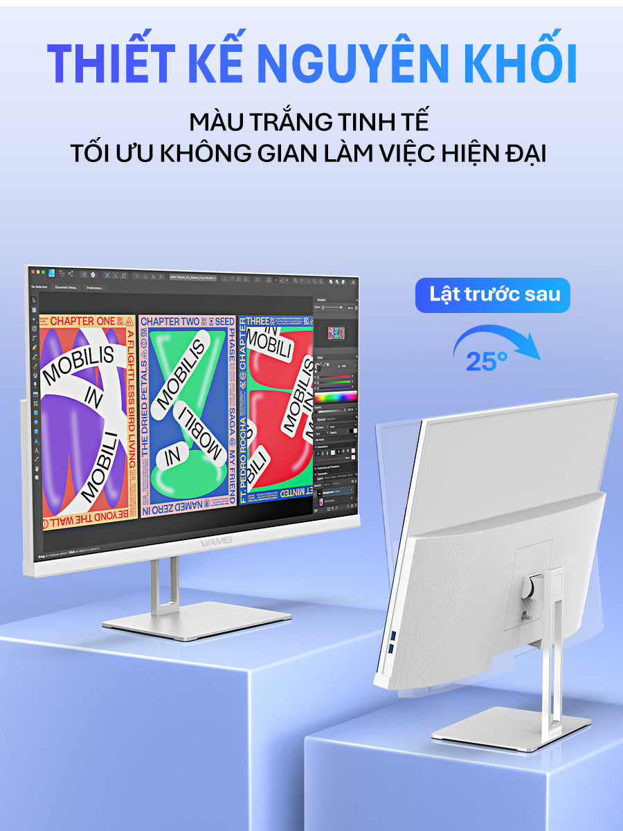 Máy tính All In One G33 I7- 8650U Ram 16GB SSD 512GB, Màn hình 27 inch - AOC bảo hành chính hãng 2 năm